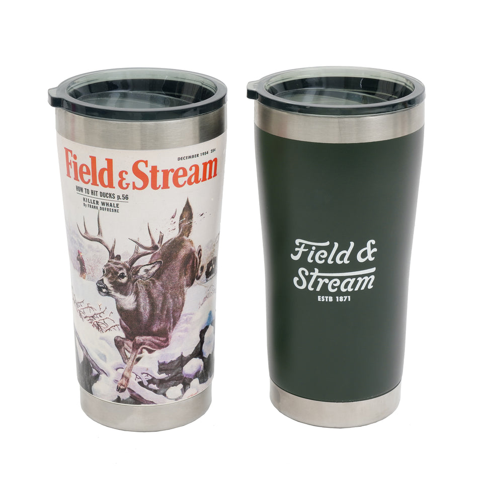 Field & Stream 20 oz. Insulated Tumblers, Dark Green/Buck, 2 pc.
