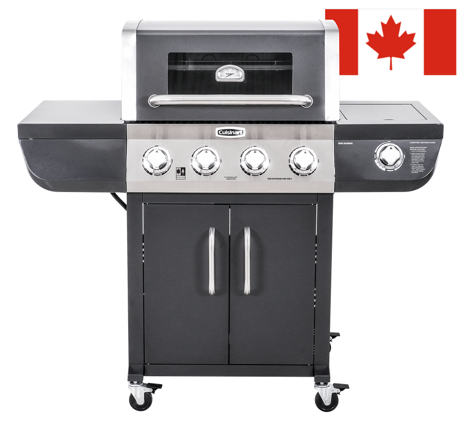 Cuisinart 4-Burner Dual Fuel Gas Grill (Propane/Natural Gas) - CANADA