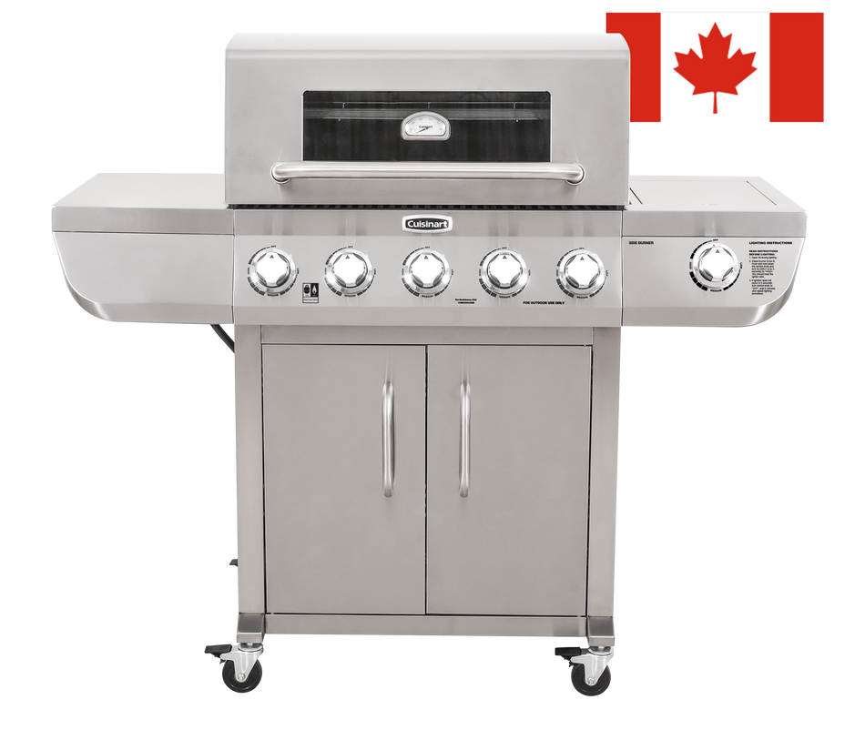 Cuisinart 5-Burner Dual Fuel Gas Grill (Propane/Natural Gas) - CANADA