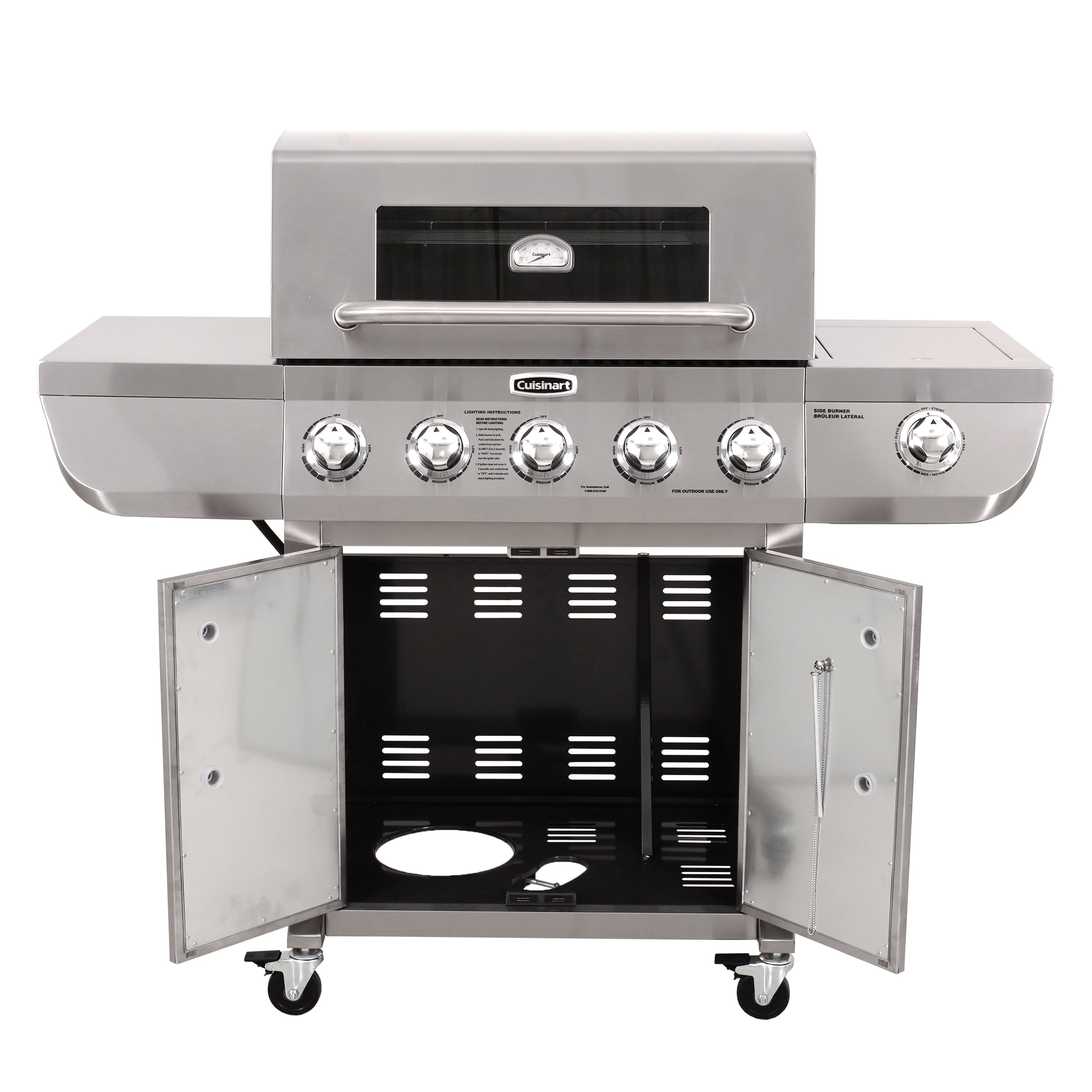 Cuisinart 5 Burner Dual Fuel Gas Grill Propane Natural Gas CANADA Fair Game Group