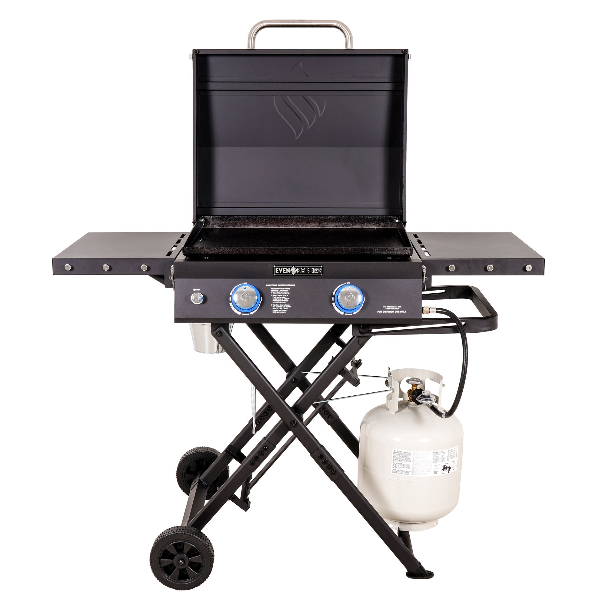 Even Embers 2 Burner Portable Gas Griddle Fair Game Group