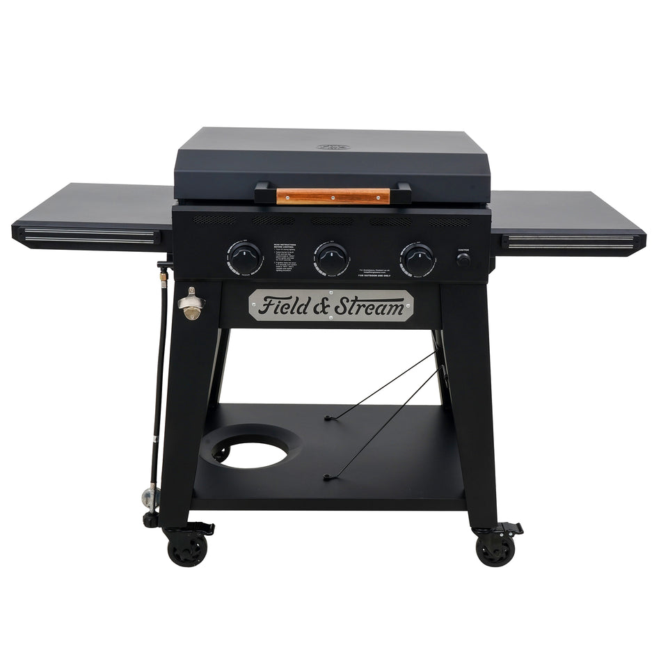 Field & Stream 3-Burner Gas Griddle, 34,500 BTU, 28 in.
