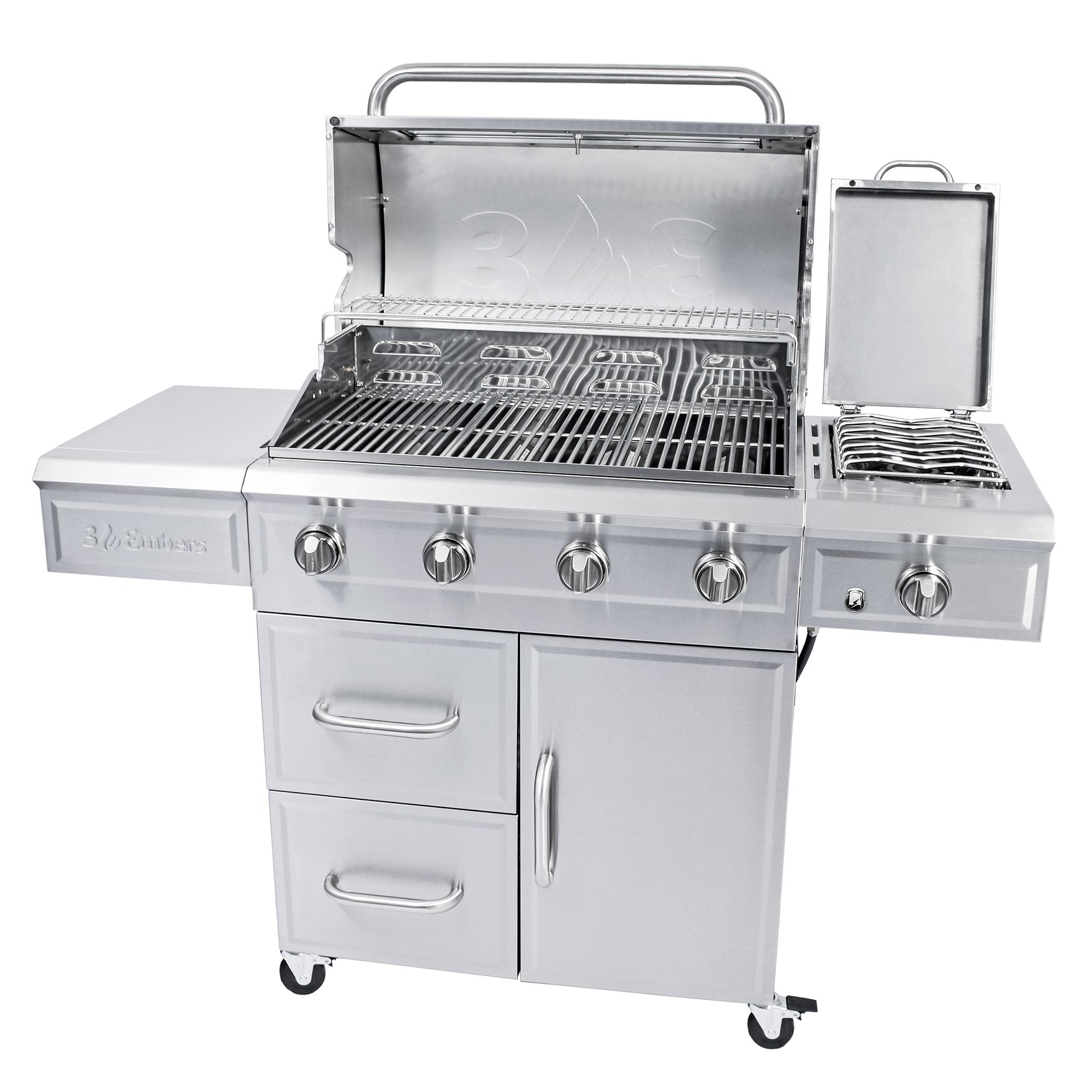 3 Embers Four Burner Gas Grill AS Inactive