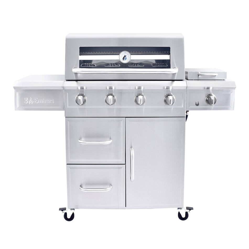 3 Embers® Four Burner Gas Grill (AS) - Inactive