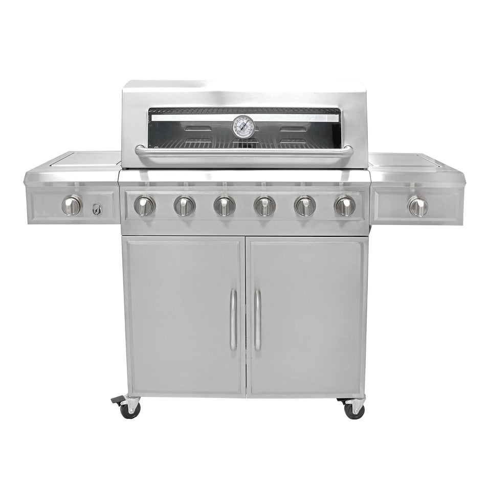 Member’s Mark Stainless Steel 6-Burner Gas Grill with Sear Burner - Inactive
