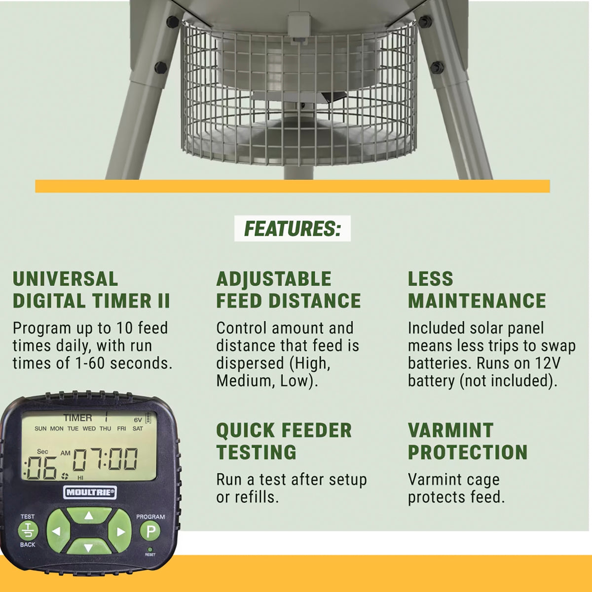Moultrie 300-lb Broadcast Game Feeder – Fair Game Group