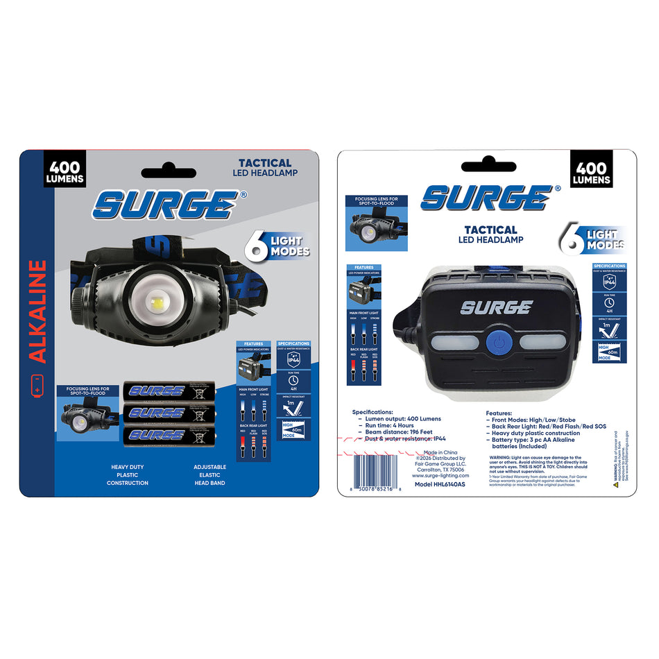 Surge® 400 Lumen Alkaline Headlamp