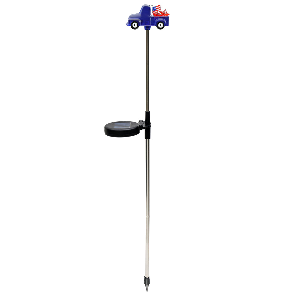 Lux-Landscape Solar Patriotic Truck Light