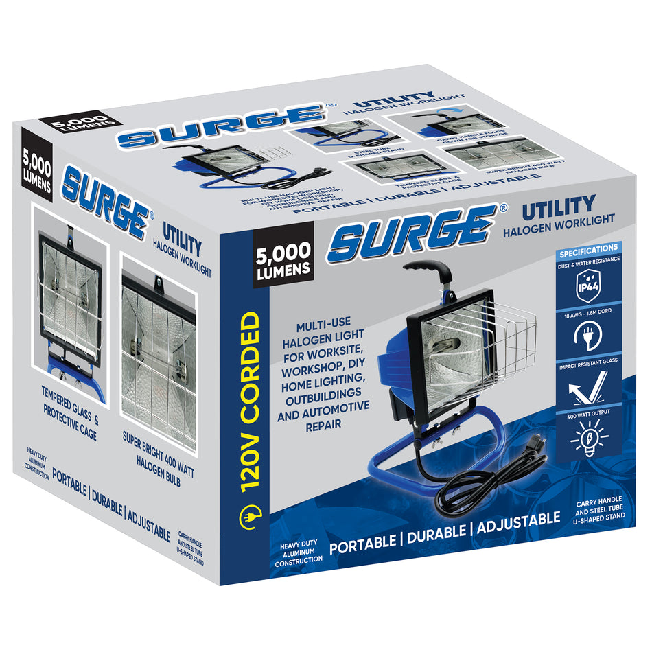 Surge® 5,000 Lumen Halogen Worklight