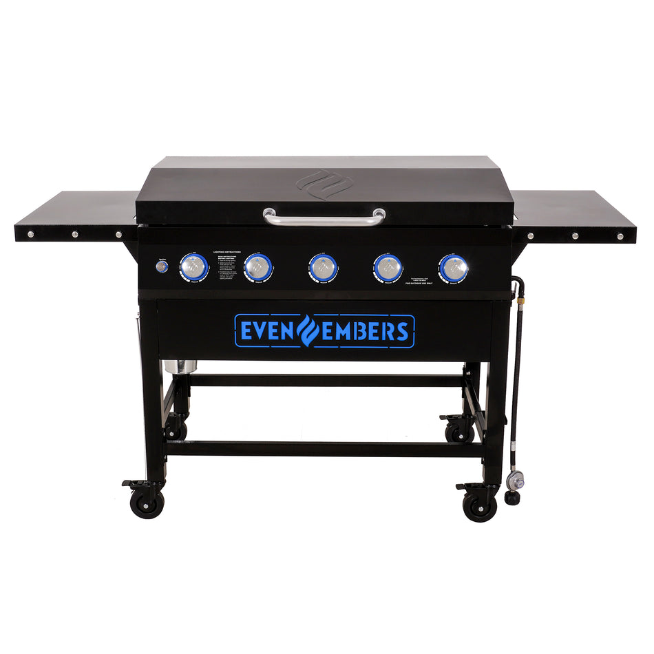 Even Embers® 5-Burner Gas Griddle with Lid