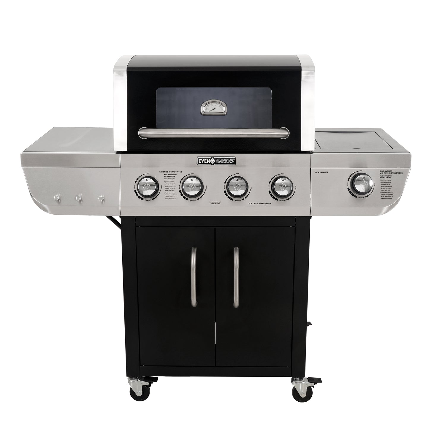 Even Embers Four Burner Gas Grill – Fair Game Group