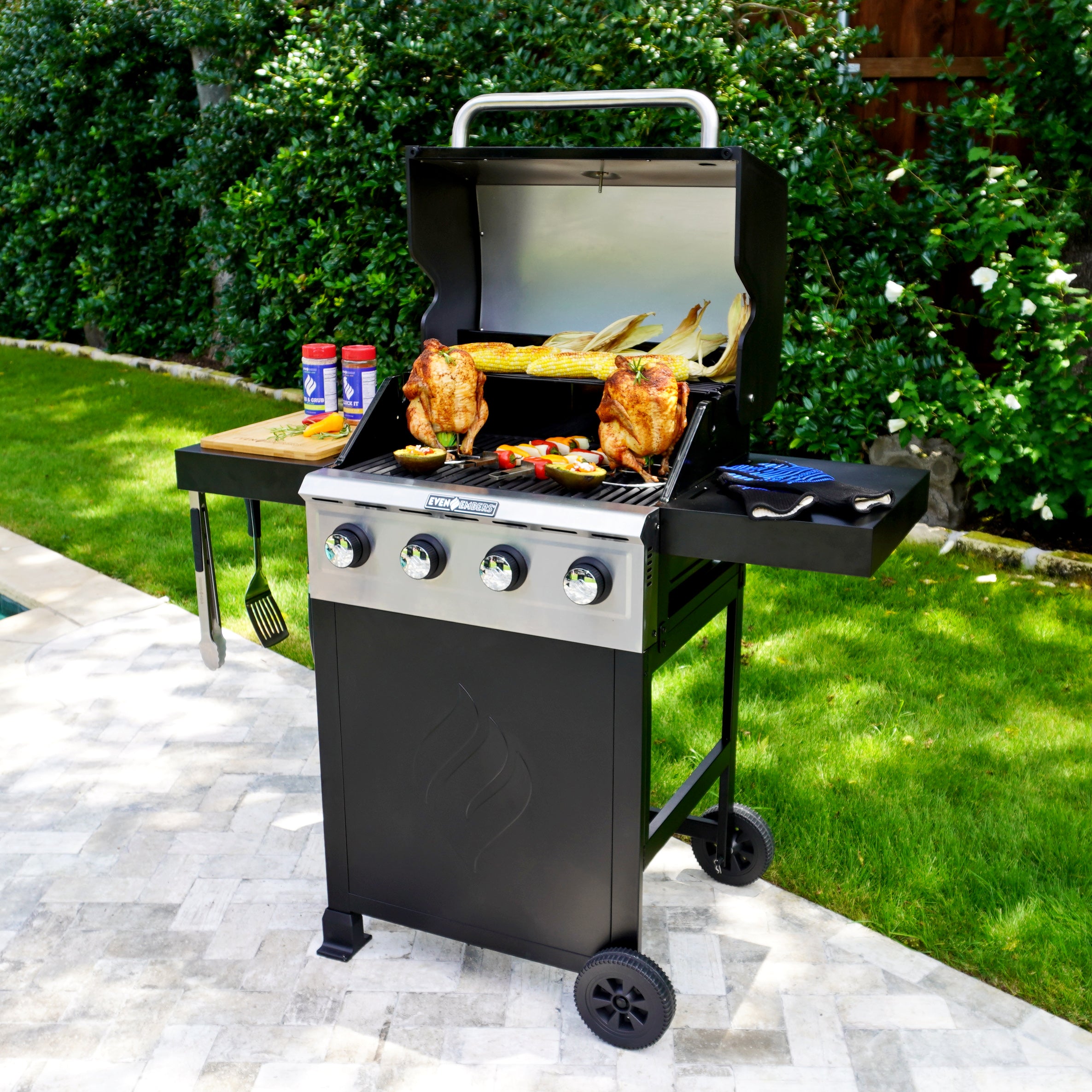 Even Embers 4 Burner Gas Grill Fair Game Group